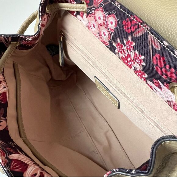 Nanette Lepore Tan "Arabelle" Vegan Crossbody Backpack Shoulder Bag - Picture 9 of 16